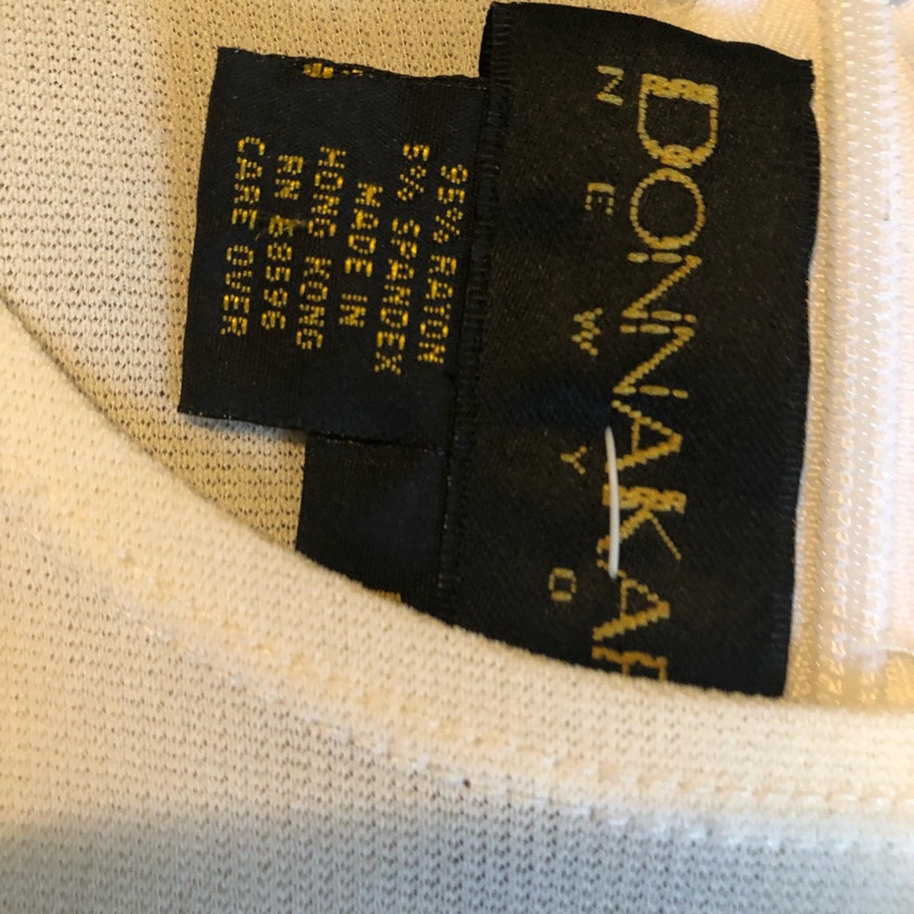 Donna Karan black label creme top mint!!